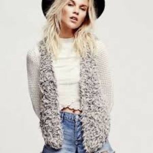Free People Shearling Vest